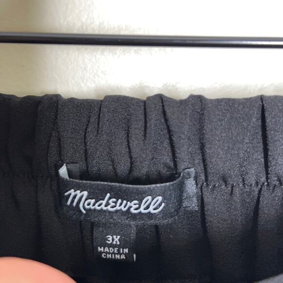 Madewell Black Wide Leg Pants - Picture 4 of 6
